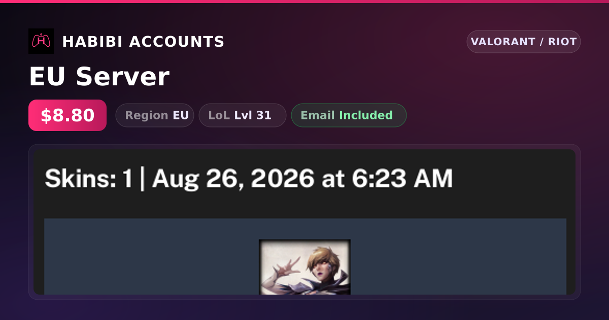 EU Server — HabibiAccounts