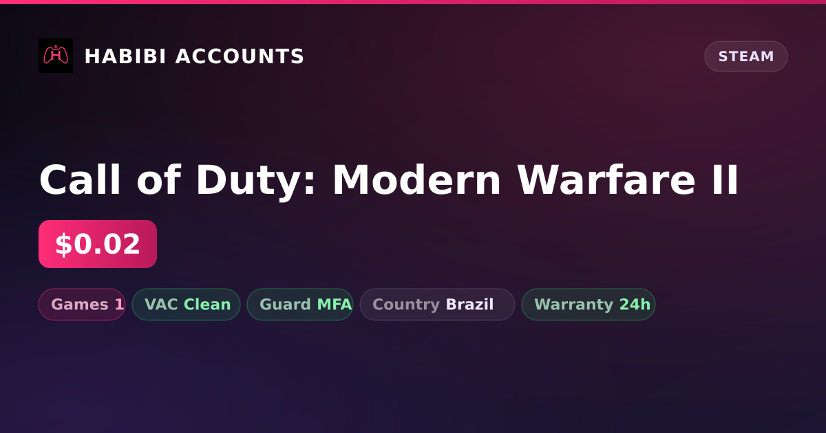 Call of Duty: Modern Warfare II — HabibiAccounts