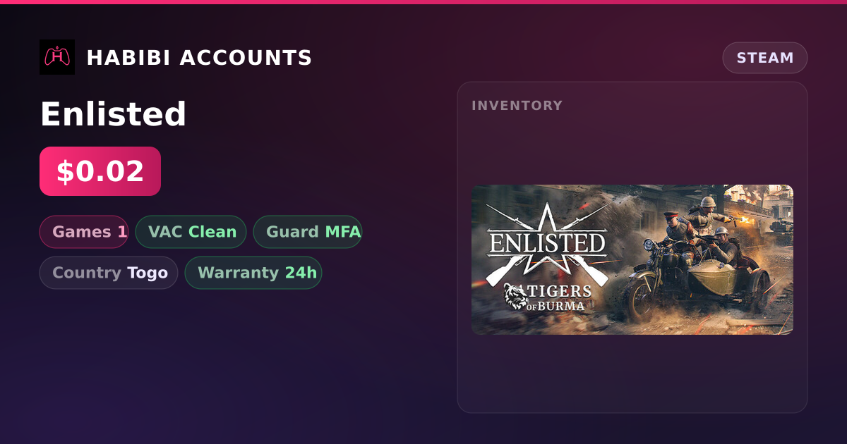 Enlisted — HabibiAccounts