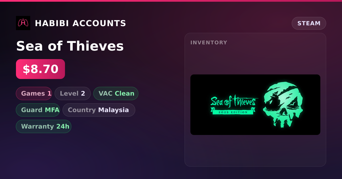 Sea of Thieves — HabibiAccounts