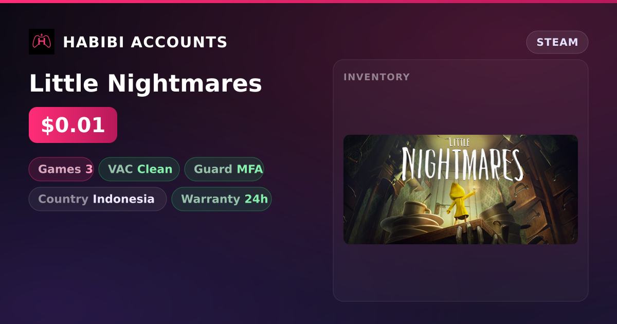 Little Nightmares — HabibiAccounts