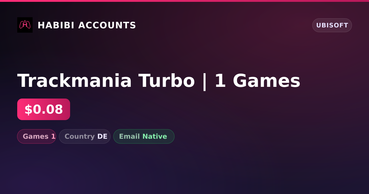 Trackmania Turbo | 1 Games — HabibiAccounts