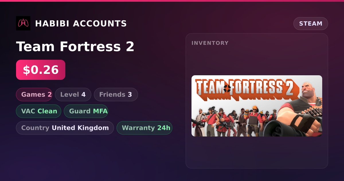 Team Fortress 2 — HabibiAccounts