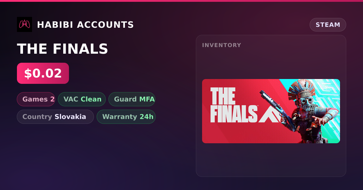 THE FINALS — HabibiAccounts