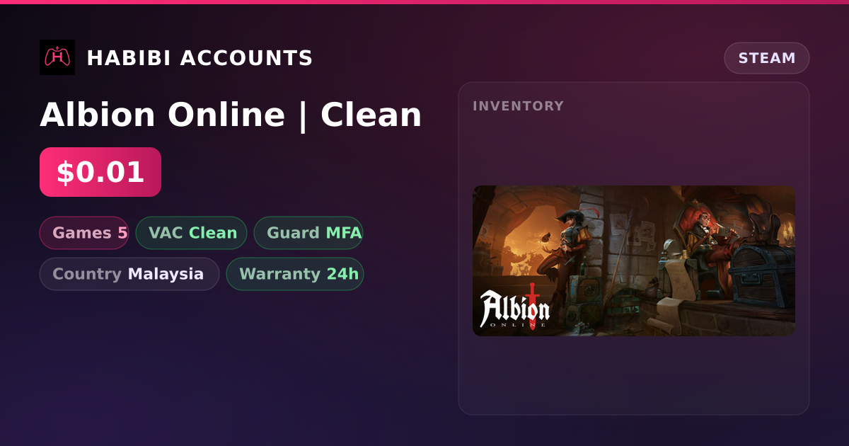 Albion Online | Clean — HabibiAccounts