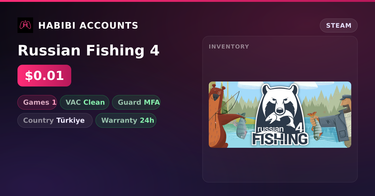 Russian Fishing 4 — HabibiAccounts