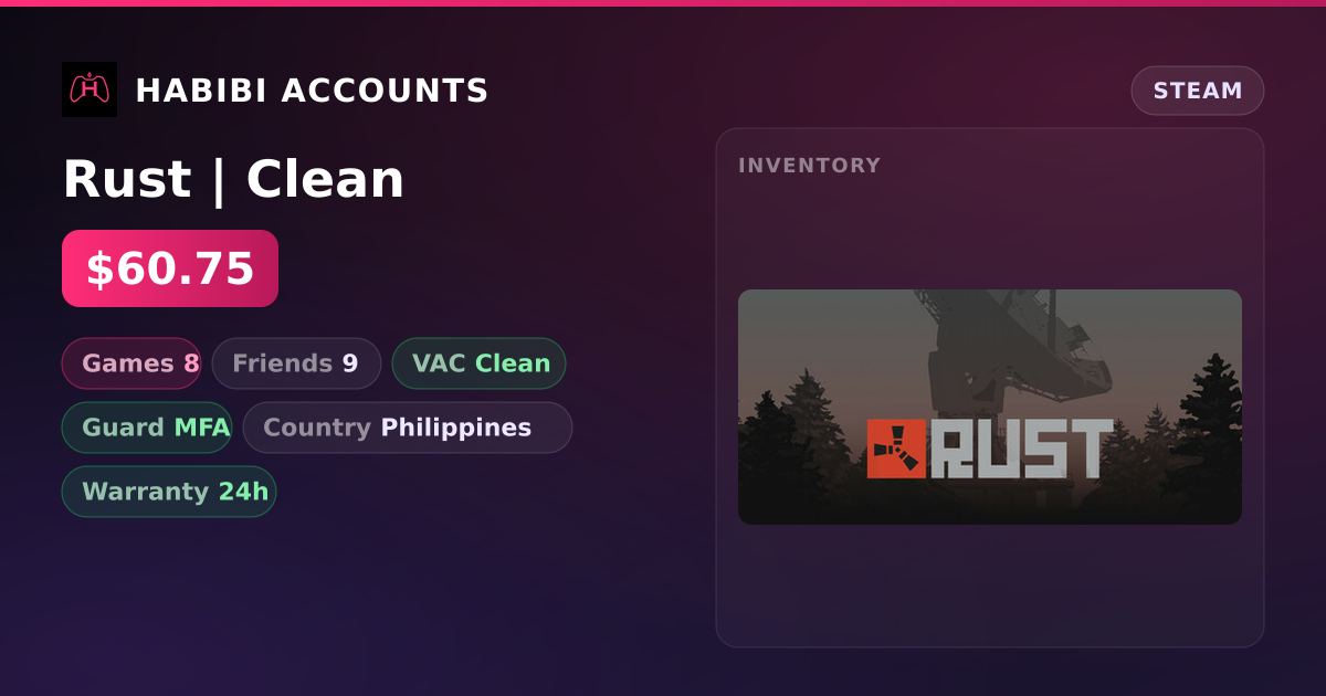 Rust | Clean — HabibiAccounts