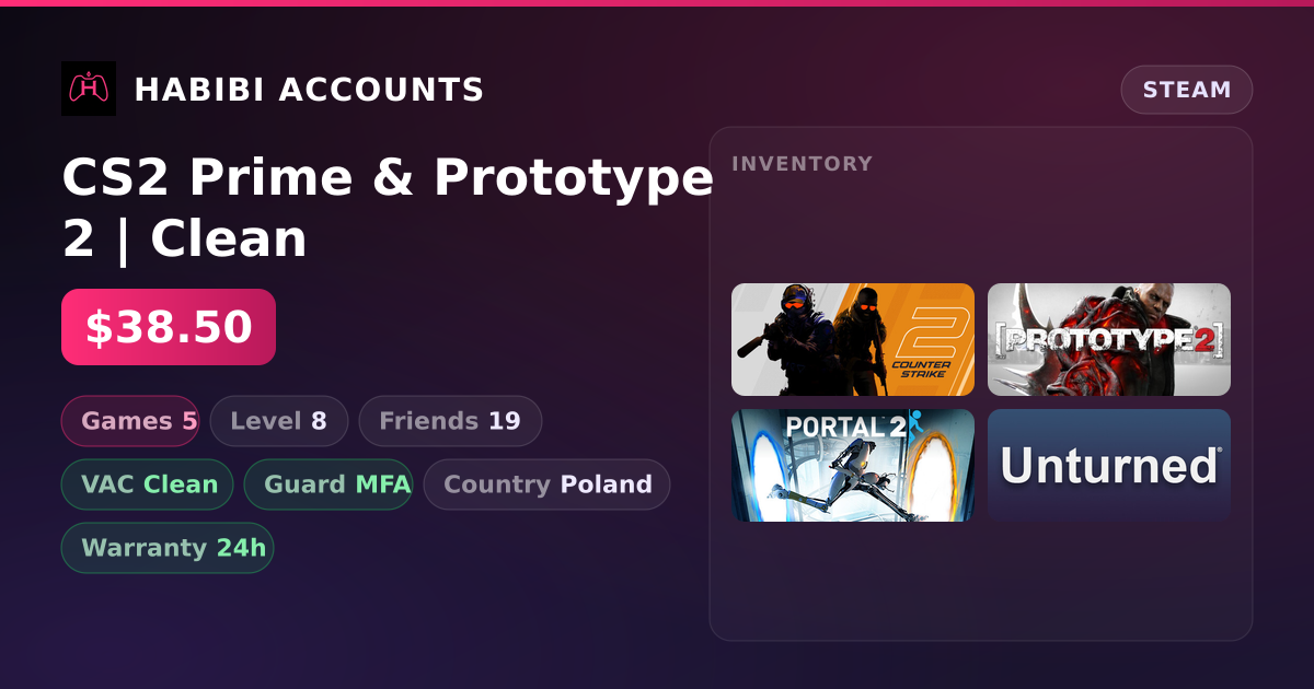 CS2 Prime & Prototype 2 | Clean