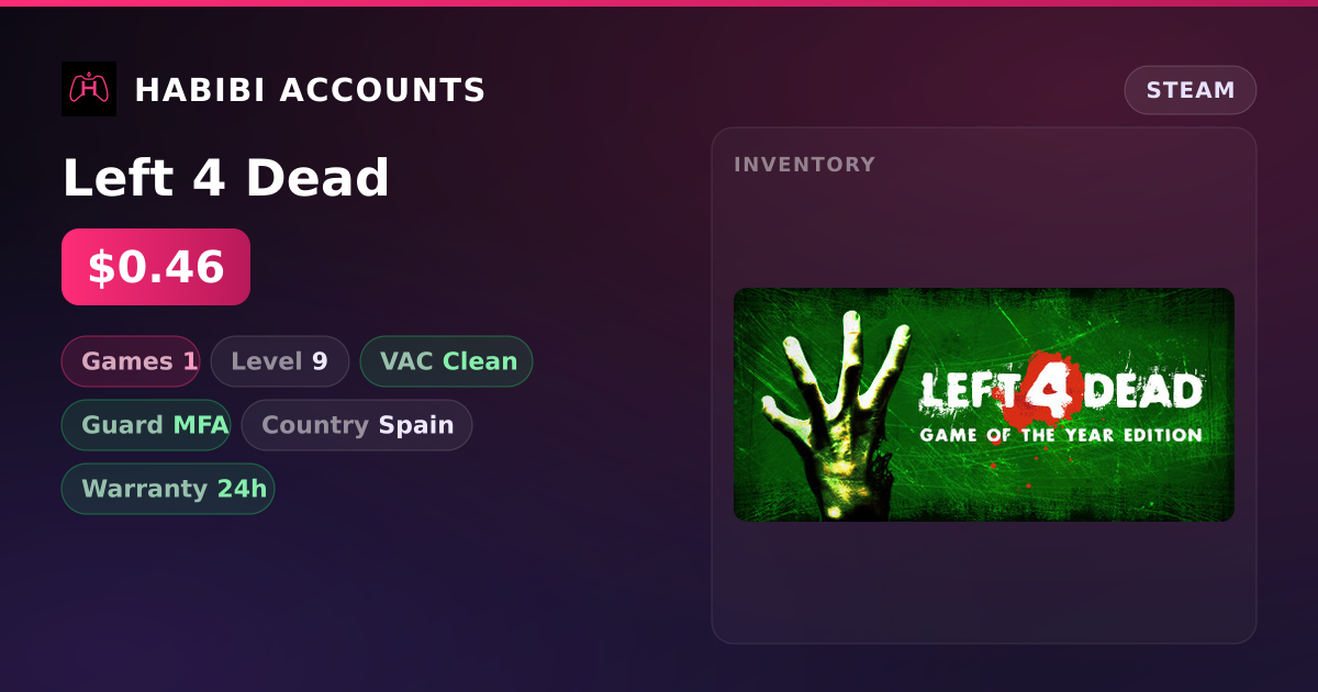 Left 4 Dead — HabibiAccounts