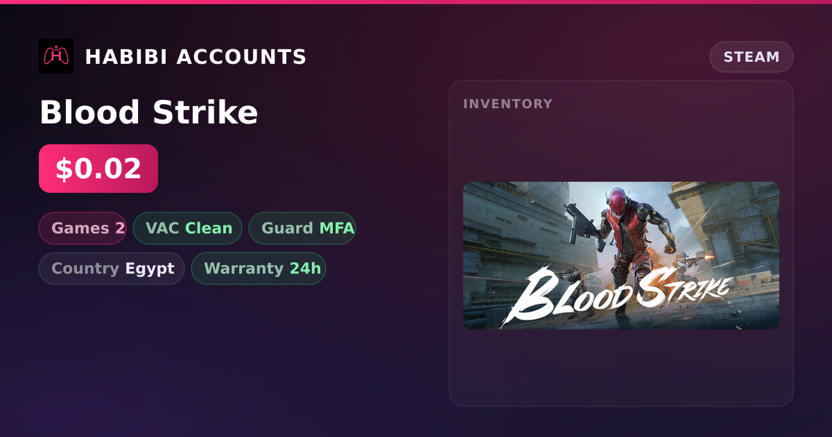Blood Strike — HabibiAccounts