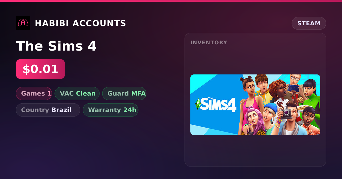 The Sims 4 — HabibiAccounts