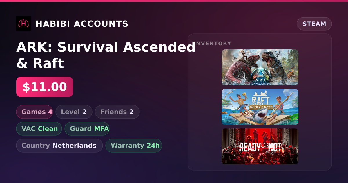 ARK: Survival Ascended & Raft