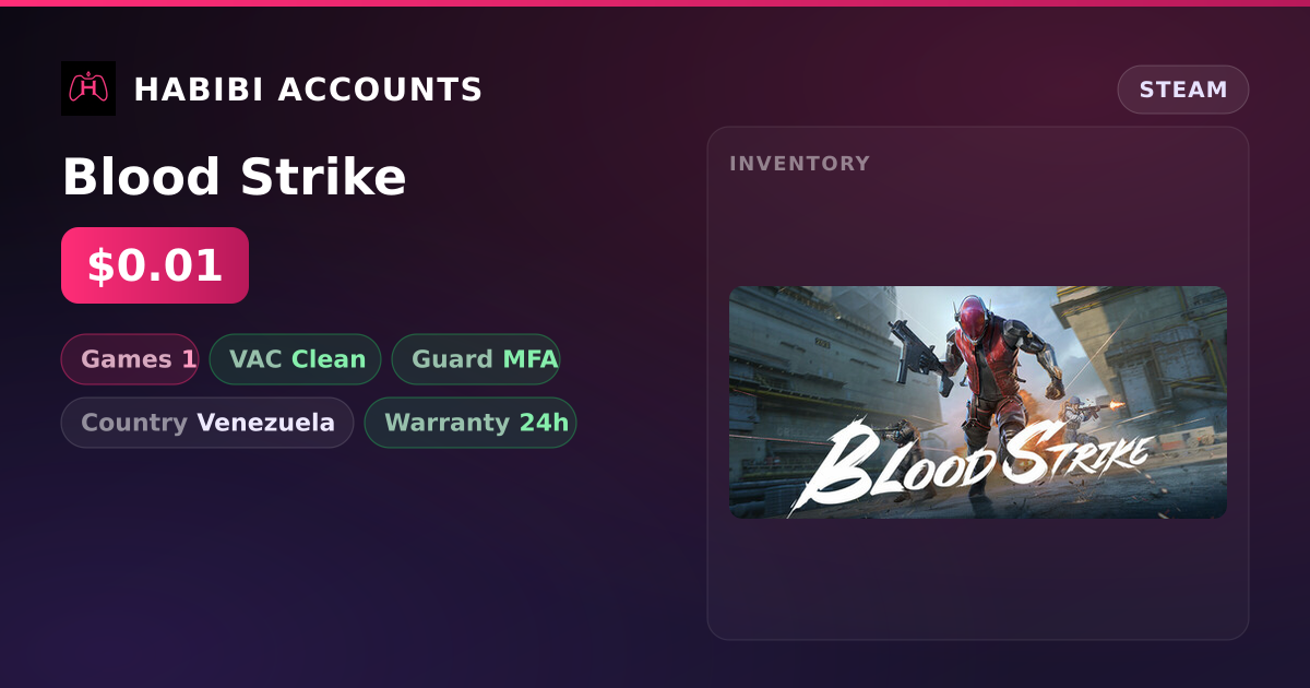 Blood Strike — HabibiAccounts