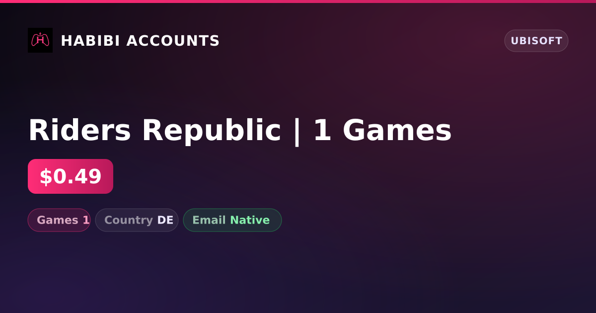 Riders Republic | 1 Games — HabibiAccounts