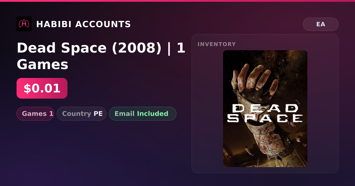 Dead Space (2008) | 1 Games — HabibiAccounts