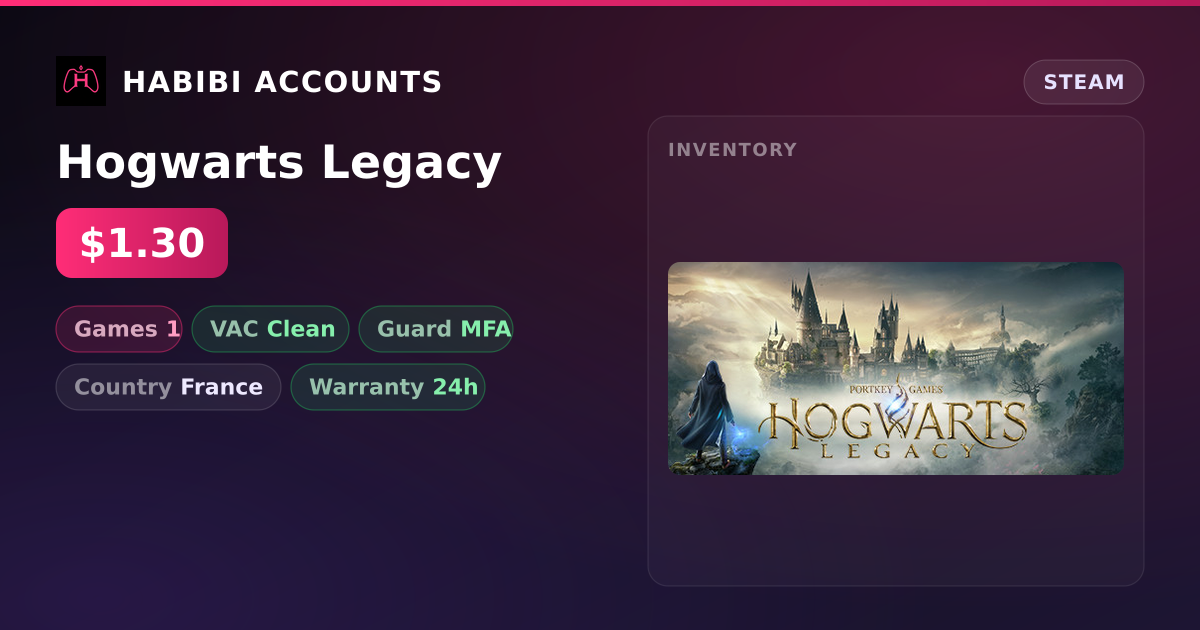 Hogwarts Legacy — HabibiAccounts