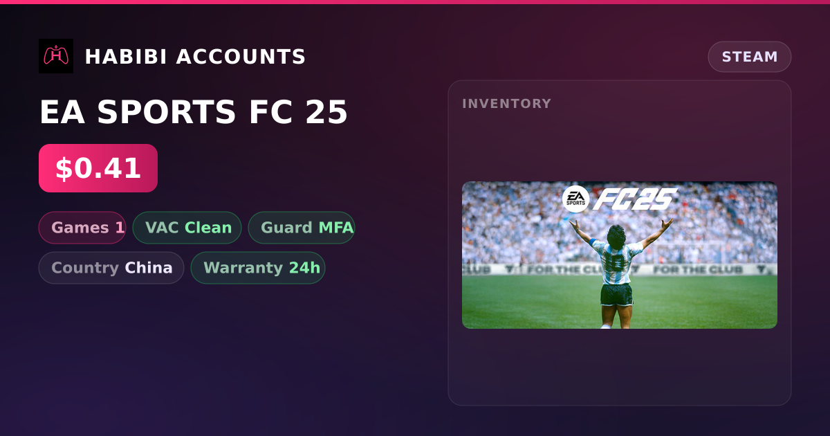 EA SPORTS FC 25 — HabibiAccounts