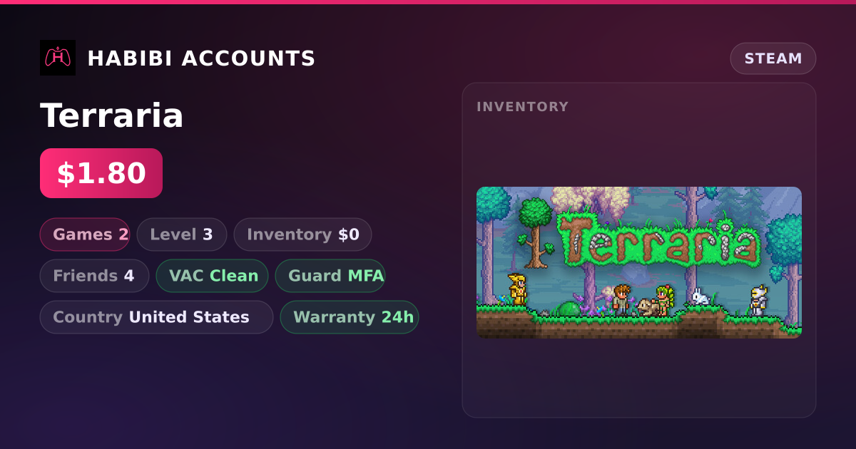 Terraria — HabibiAccounts