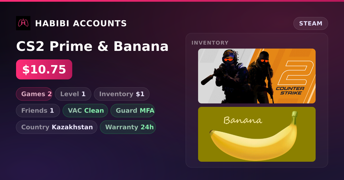 CS2 Prime & Banana