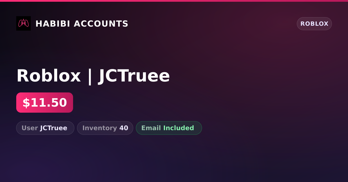 Roblox | JCTruee