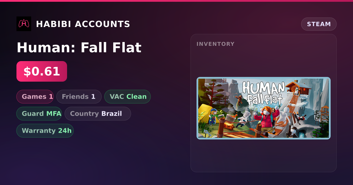 Human: Fall Flat — HabibiAccounts