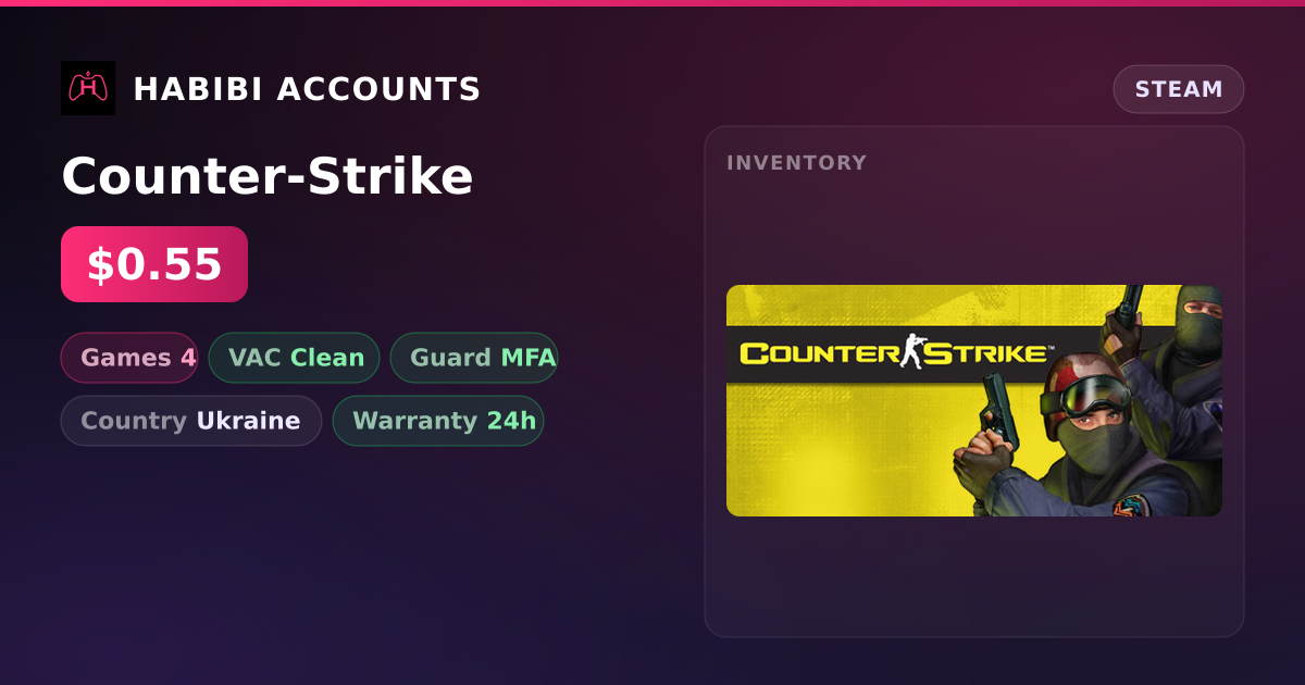 Counter-Strike — HabibiAccounts