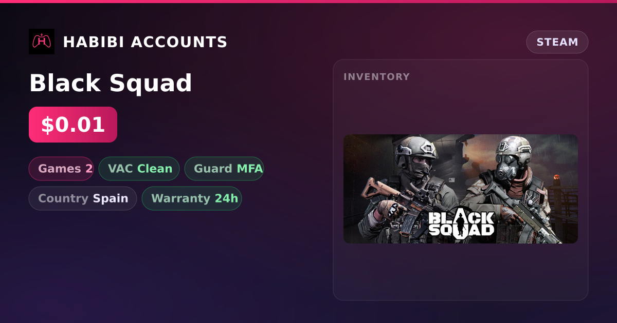 Black Squad — HabibiAccounts