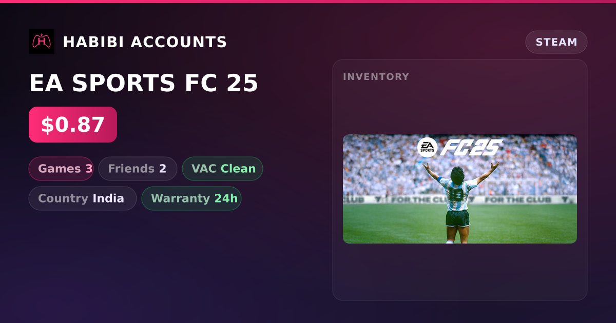 EA SPORTS FC 25 — HabibiAccounts
