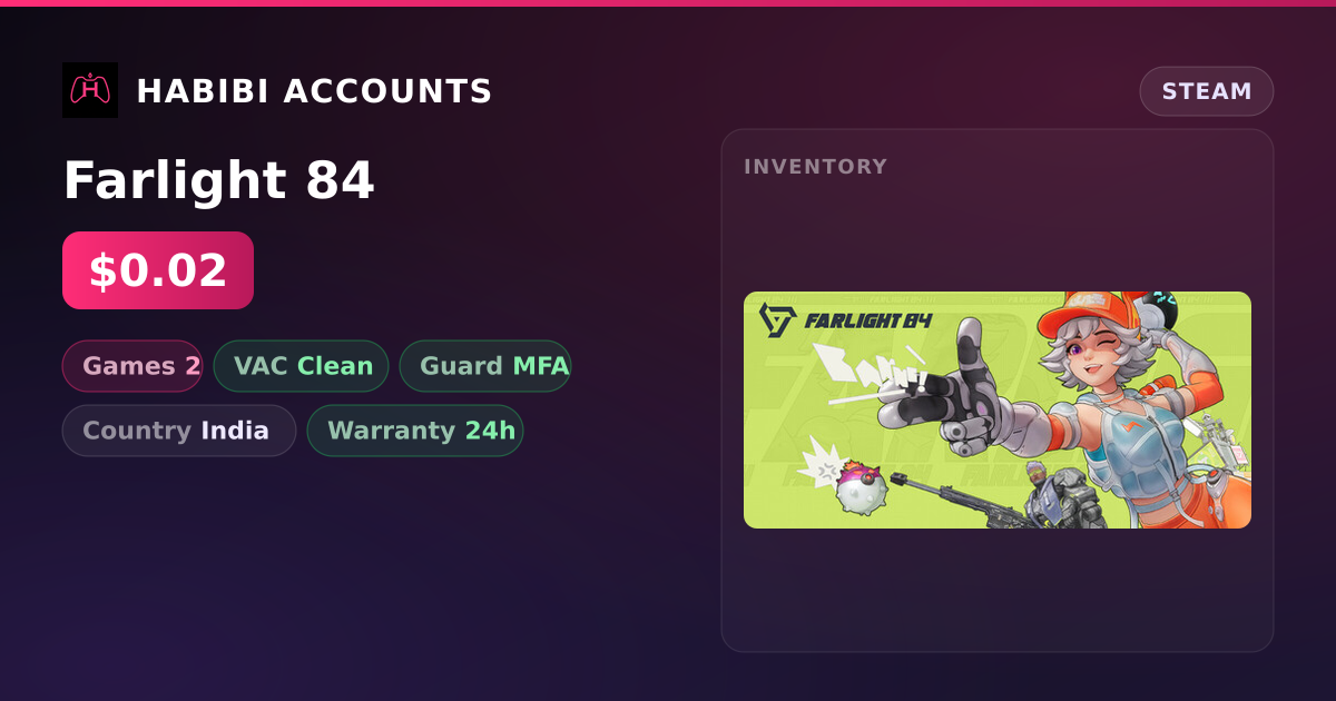 Farlight 84 — HabibiAccounts