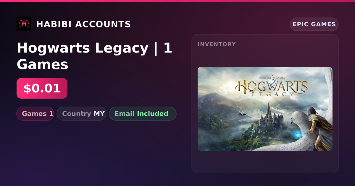Hogwarts Legacy | 1 Games — HabibiAccounts