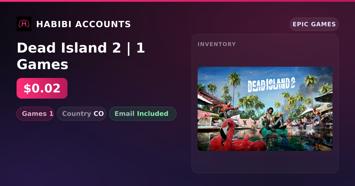 Dead Island 2 | 1 Games — HabibiAccounts
