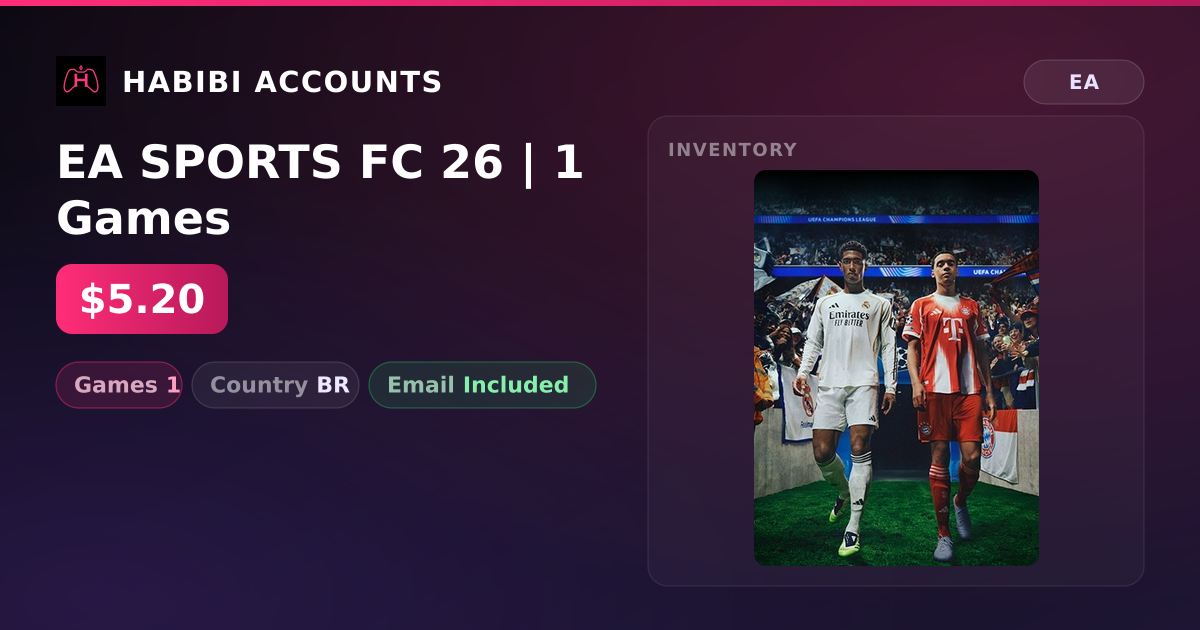 EA SPORTS FC 26 | 1 Games — HabibiAccounts