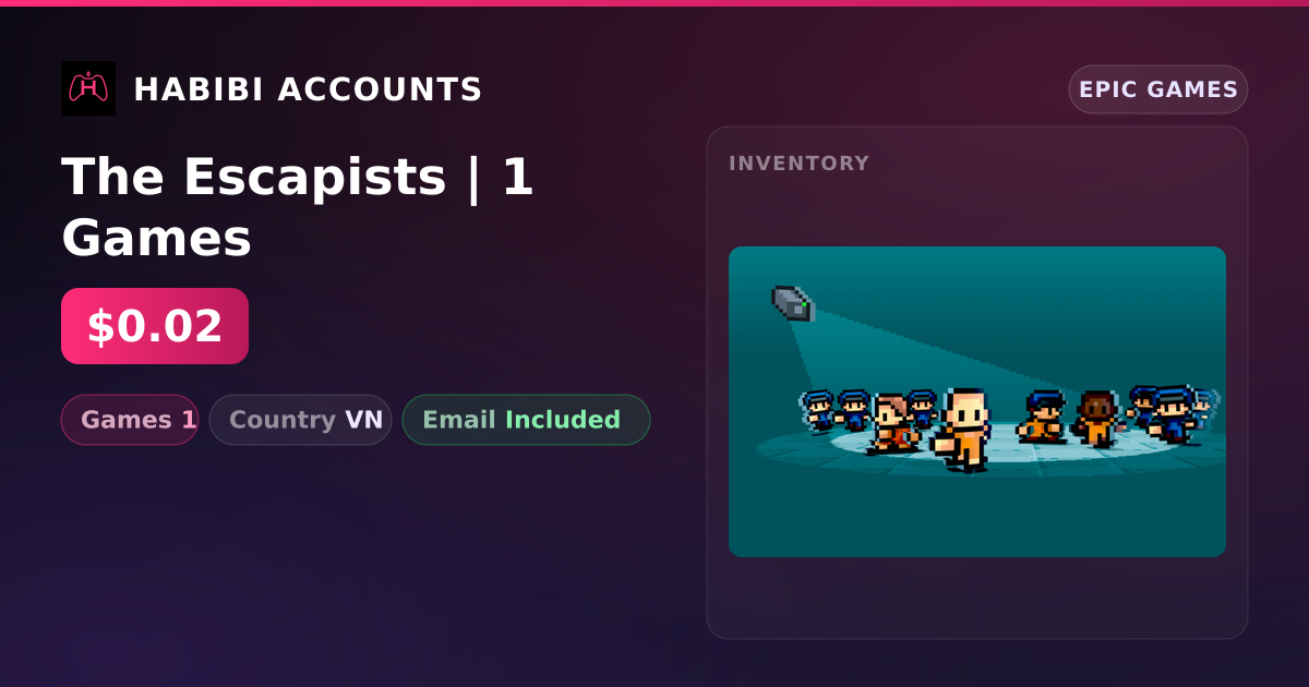 The Escapists | 1 Games — HabibiAccounts