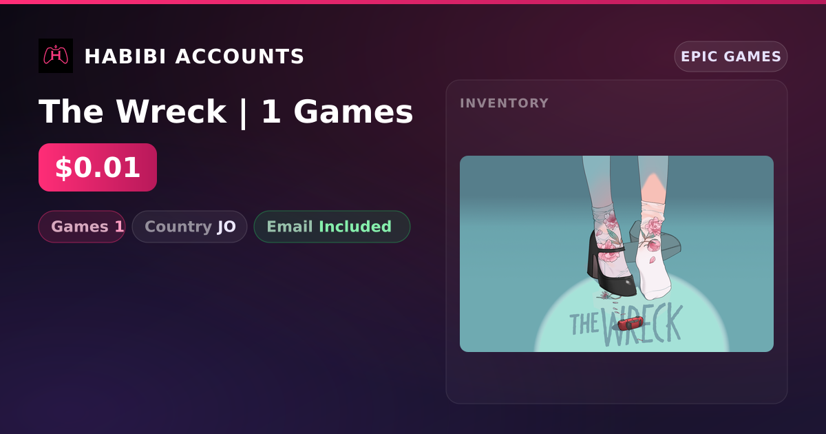 The Wreck | 1 Games — HabibiAccounts