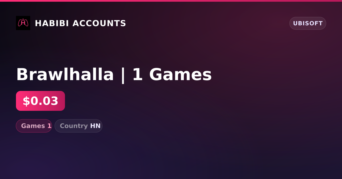 Brawlhalla | 1 Games — HabibiAccounts