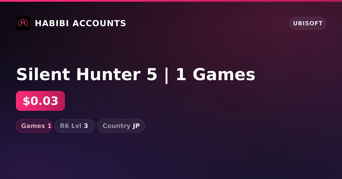Silent Hunter 5 | 1 Games — HabibiAccounts
