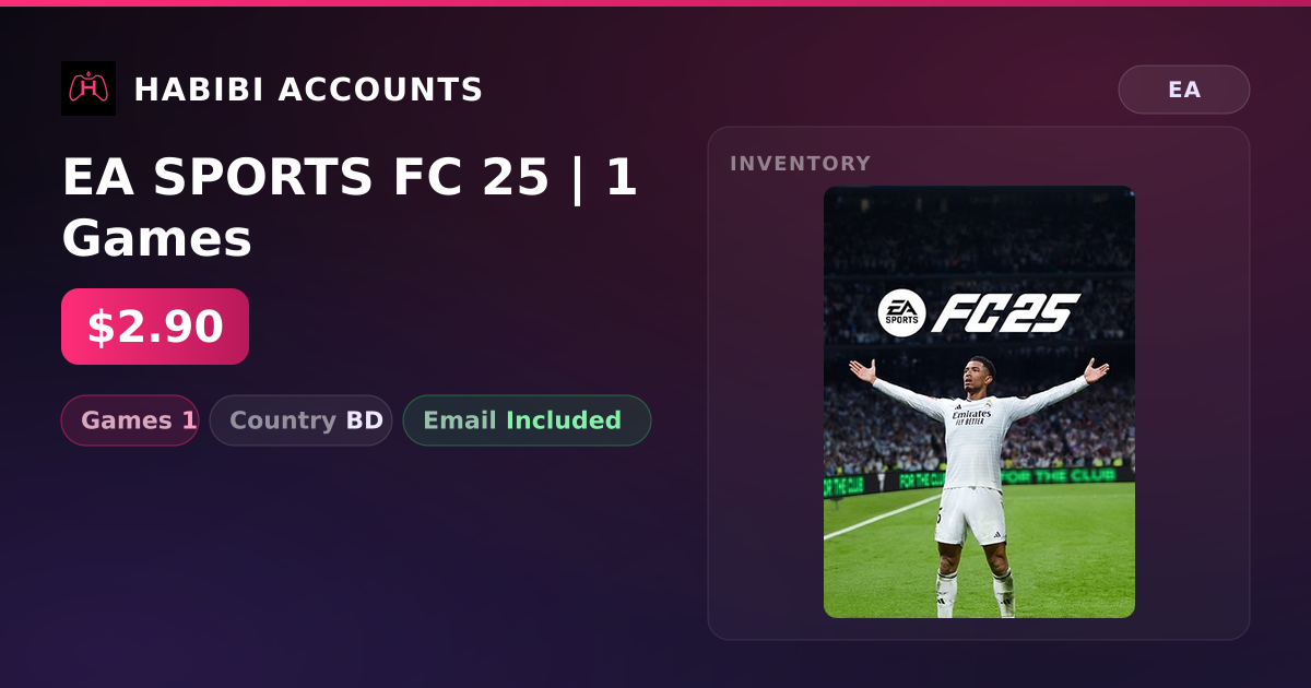 EA SPORTS FC 25 | 1 Games — HabibiAccounts