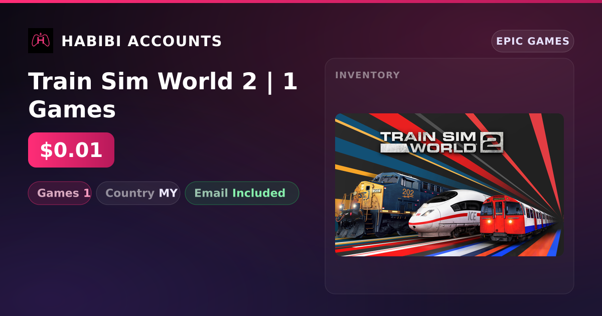 Train Sim World 2 | 1 Games — HabibiAccounts