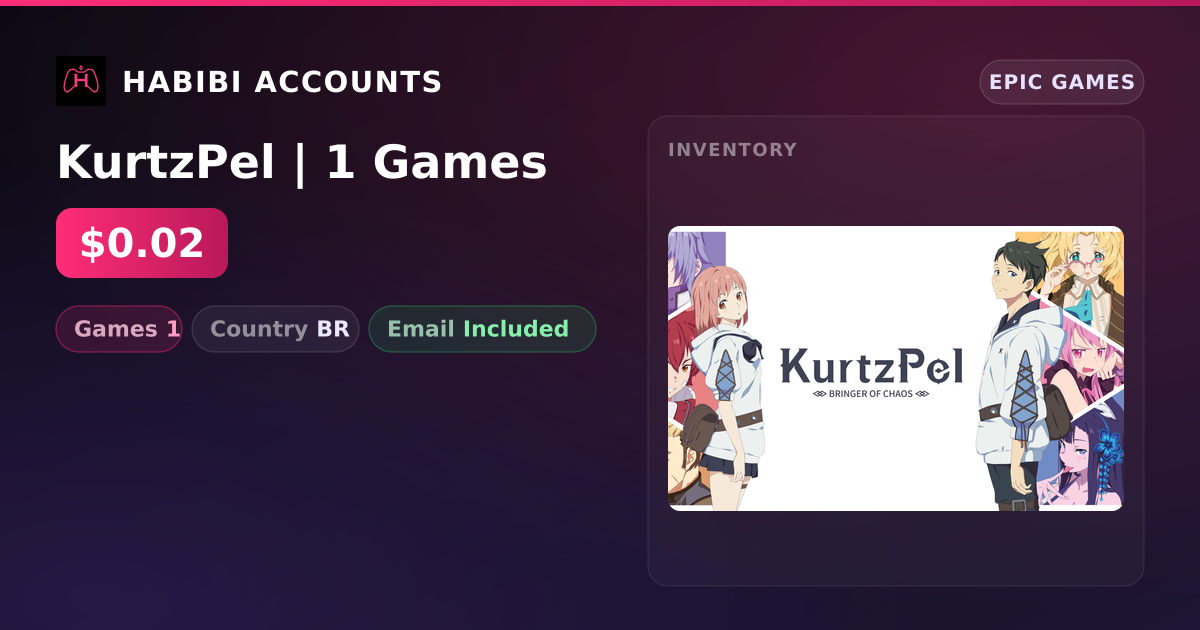 KurtzPel | 1 Games — HabibiAccounts