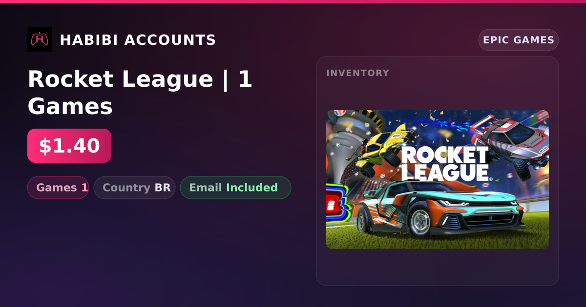 Rocket League | 1 Games — HabibiAccounts