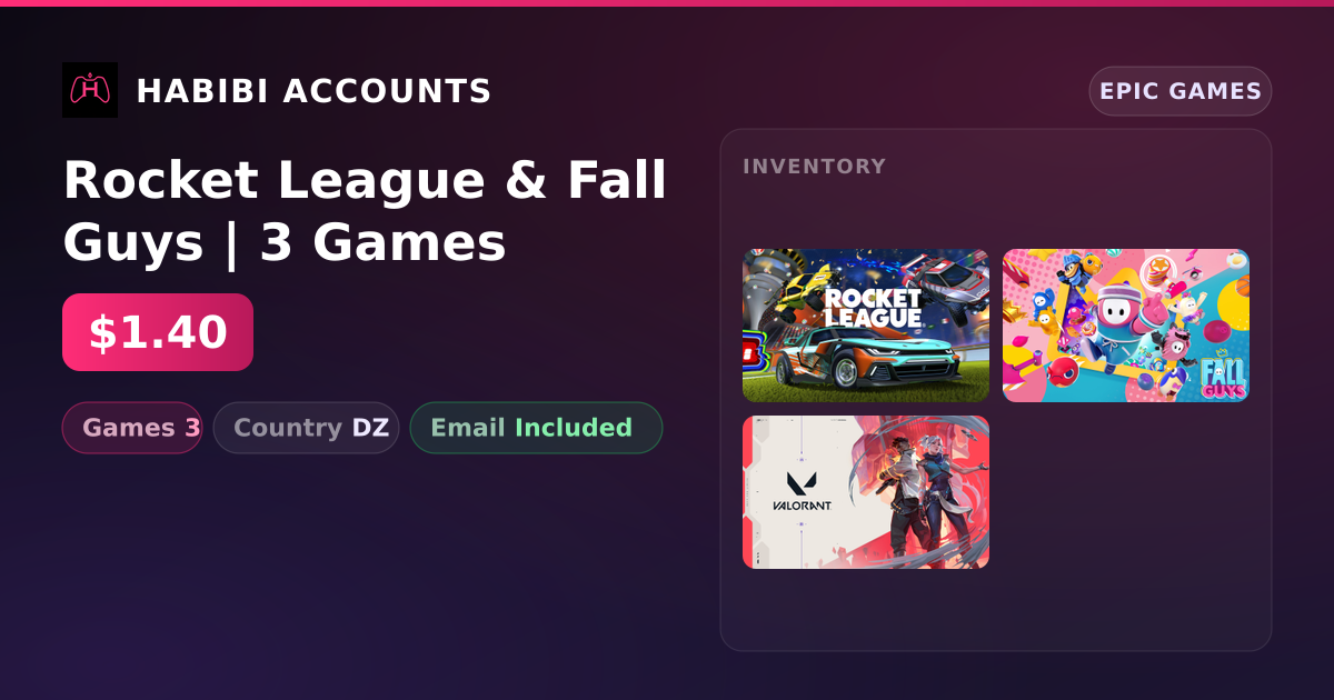 Rocket League & Fall Guys | 3 Games