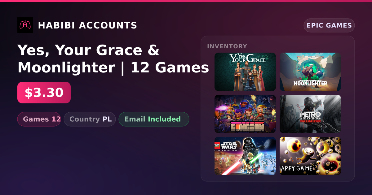 Yes, Your Grace & Moonlighter | 12 Games