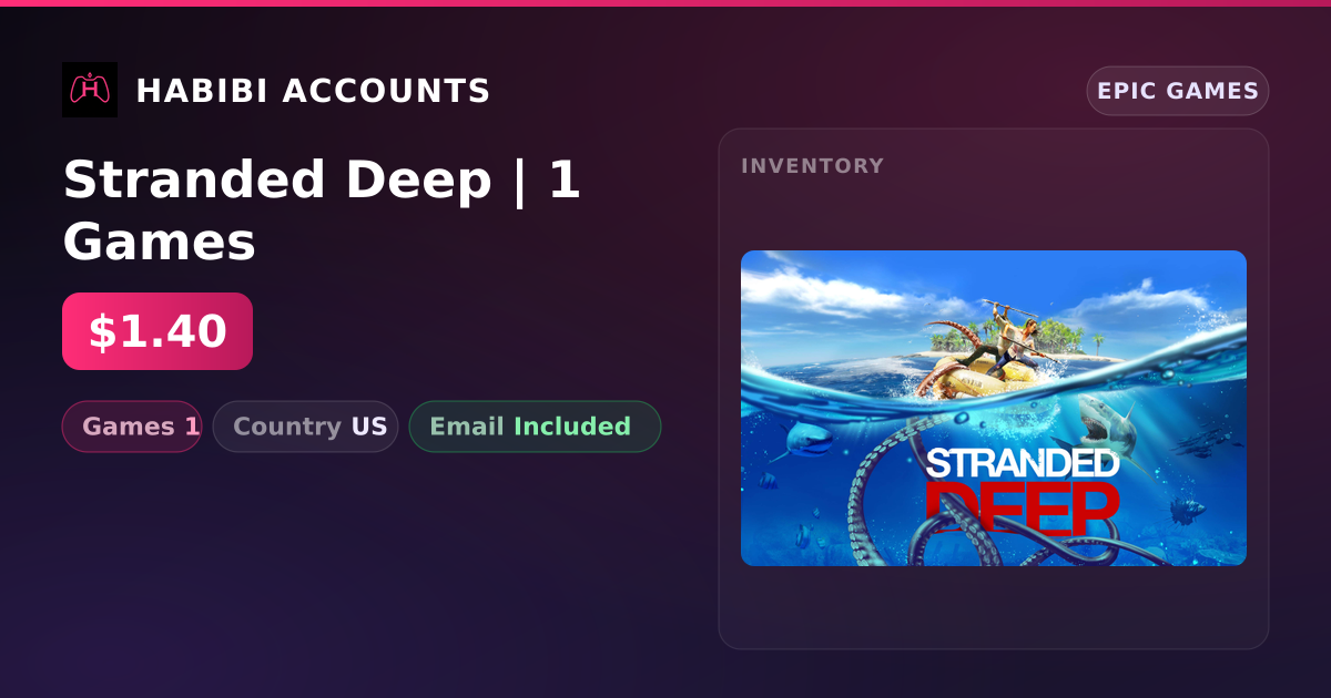 Stranded Deep | 1 Games