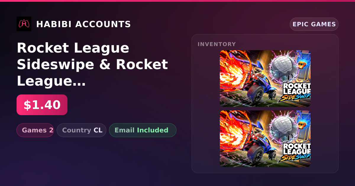 Rocket League Sideswipe & Rocket League Sideswipe | 2 Games