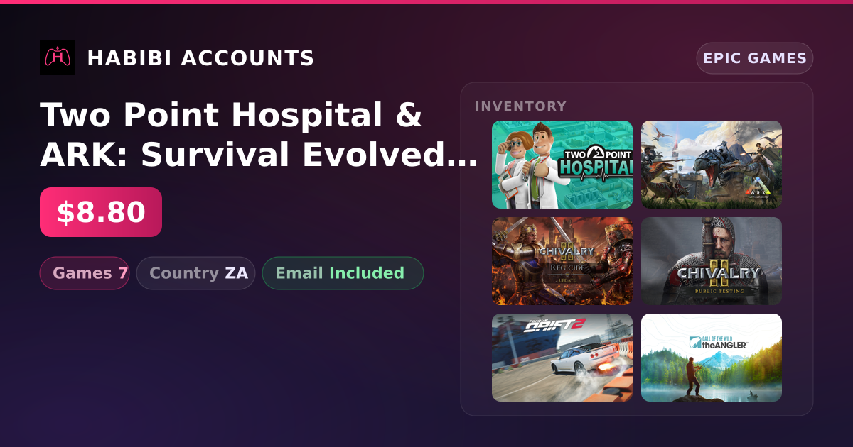 Two Point Hospital & ARK: Survival Evolved | 7 Games