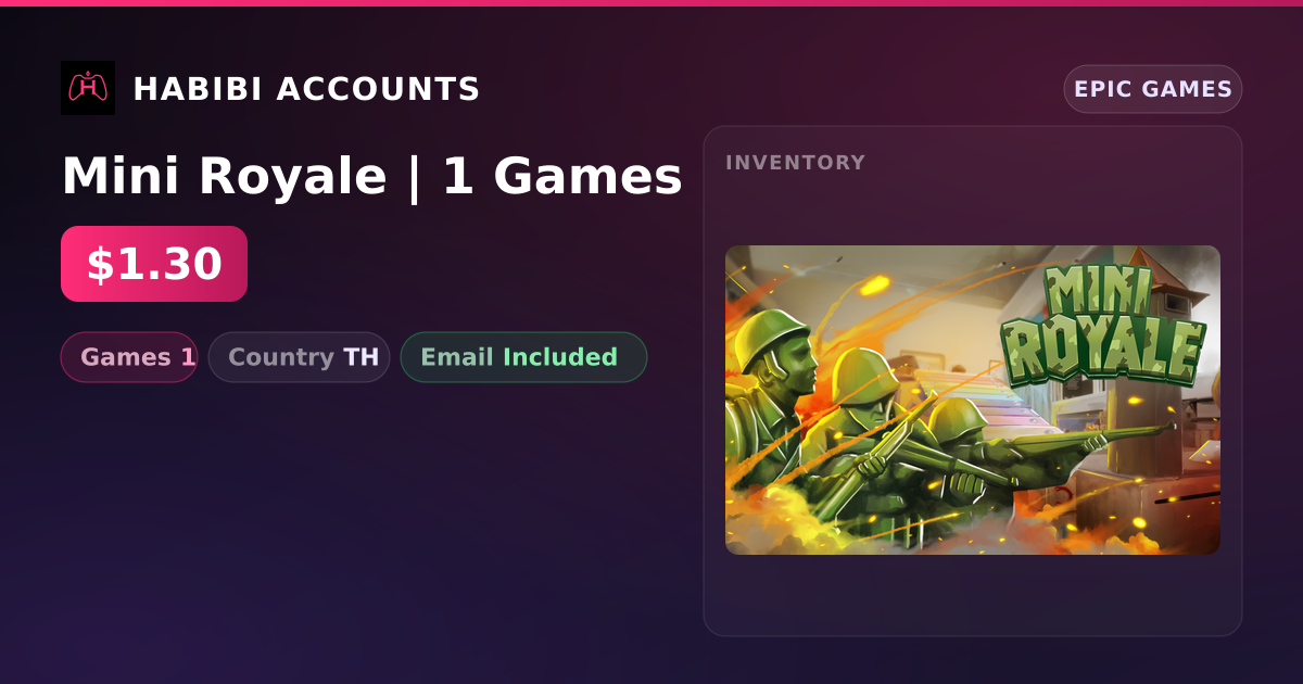 Mini Royale | 1 Games — HabibiAccounts