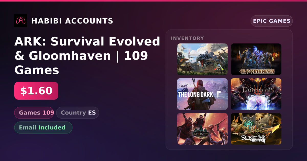 ARK: Survival Evolved & Gloomhaven | 109 Games