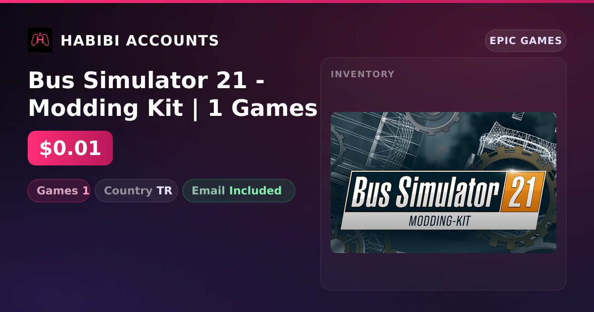 Bus Simulator 21 - Modding Kit | 1 Games — HabibiAccounts