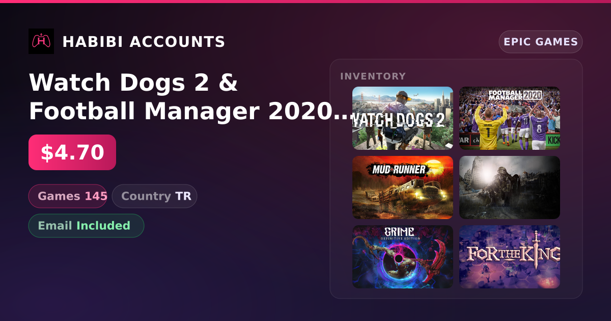 Watch Dogs 2 & Football Manager 2020 | 145 Games
