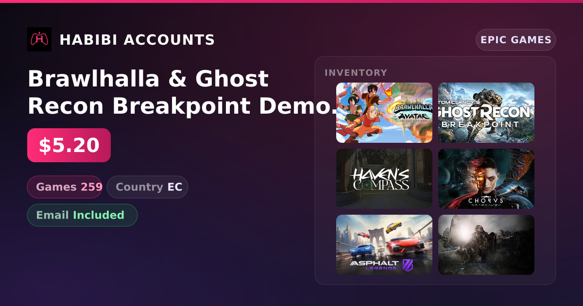 Brawlhalla & Ghost Recon Breakpoint Demo | 259 Games
